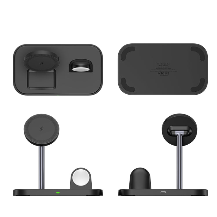 WA22 3 in 1 Magnetic Wireless Charger Phone Holder, WA22 – Magnetic, TPU