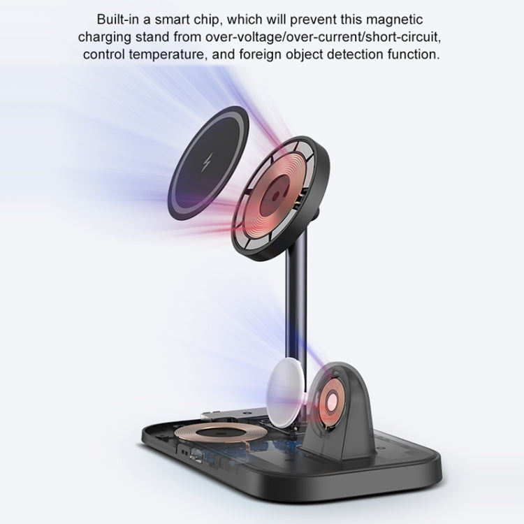 WA22 3 in 1 Magnetic Wireless Charger Phone Holder, WA22 – Magnetic, TPU