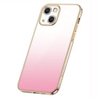 SULADA Iridescence Series Plating Transparent Gradient Phone Case, For iPhone 14, For iPhone 14 Plus, For iPhone 14 Pro, For iPhone 14 Pro Max For iPhone 14 Pink