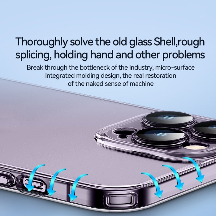SULADA Crystal Steel Series TPU Transparent Phone Case, For iPhone 14, For iPhone 14 Plus, For iPhone 14 Pro, For iPhone 14 Pro Max
