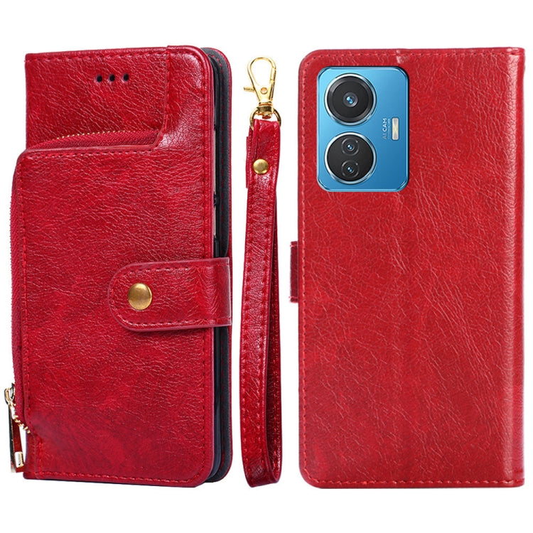 Zipper Bag Leather Phone Case, For vivo Y55 4G, For Samsung Galaxy A04s, For Xiaomi Civi 2 5G, For Xiaomi Poco M5 4G