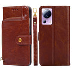 Zipper Bag Leather Phone Case, For vivo Y55 4G, For Samsung Galaxy A04s, For Xiaomi Civi 2 5G, For Xiaomi Poco M5 4G