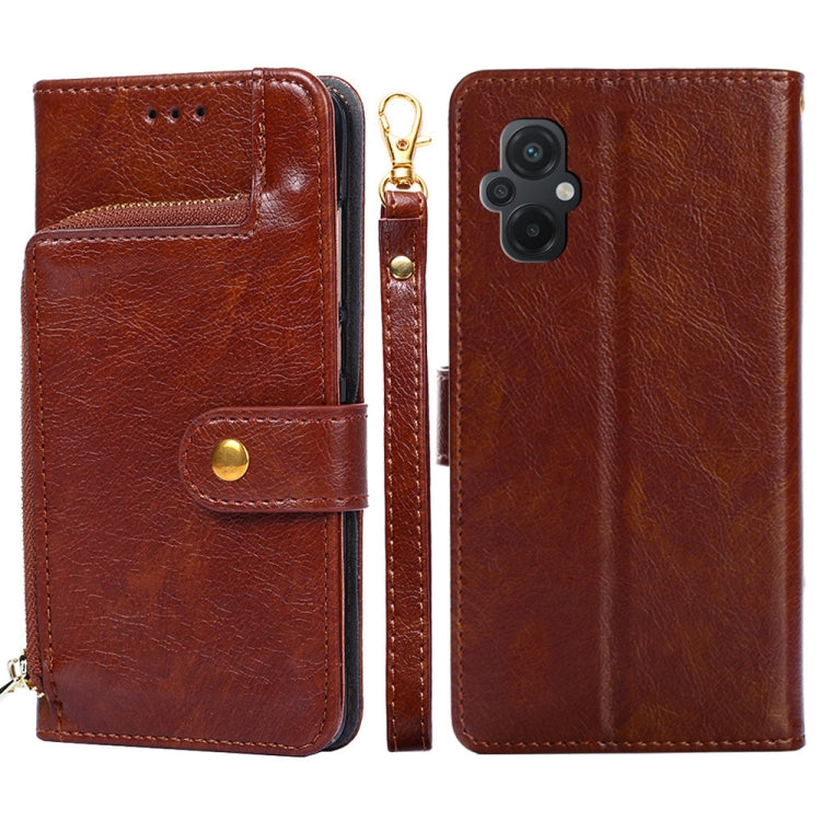 Zipper Bag Leather Phone Case, For vivo Y55 4G, For Samsung Galaxy A04s, For Xiaomi Civi 2 5G, For Xiaomi Poco M5 4G