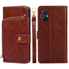 Zipper Bag Leather Phone Case, For vivo Y55 4G, For Samsung Galaxy A04s, For Xiaomi Civi 2 5G, For Xiaomi Poco M5 4G