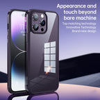 Metal Frame + Nano Glass + TPU Phone Case – TPU, For iPhone 14 Pro Max