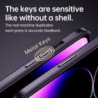 Metal Frame + Nano Glass + TPU Phone Case – TPU, For iPhone 14 Pro Max