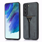 Denior DV Elastic Card PU Back Cover Phone Case, For Samsung Galaxy S22 5G, For Samsung Galaxy S22+ 5G, For Samsung Galaxy S22 Ultra 5G, For Samsung Galaxy S21 5G, For Samsung Galaxy S21+ 5G, For Samsung Galaxy S21 Ultra 5G For Samsung Galaxy S22 5G Grey