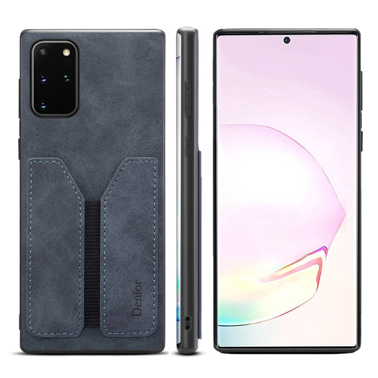 Denior DV Elastic Card PU Back Cover Phone Case, For Samsung Galaxy Note20, For Samsung Galaxy Note20 Ultra, For Samsung Galaxy S20, For Samsung Galaxy S20+, For Samsung Galaxy S20 Ultra, For Samsung Galaxy Note10 For Samsung Galaxy Note20 Grey