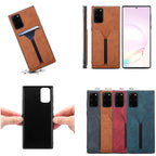 Denior DV Elastic Card PU Back Cover Phone Case, For Samsung Galaxy Note20, For Samsung Galaxy Note20 Ultra, For Samsung Galaxy S20, For Samsung Galaxy S20+, For Samsung Galaxy S20 Ultra, For Samsung Galaxy Note10