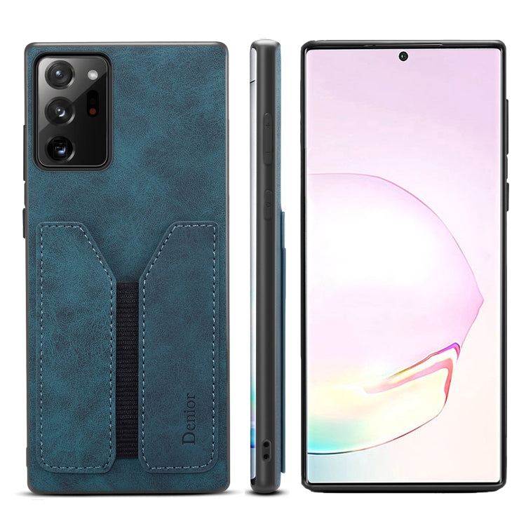 Denior DV Elastic Card PU Back Cover Phone Case – Shockproof, Card Slot, Leather, For Samsung Galaxy Note20, For Samsung Galaxy Note20 Ultra, For Samsung Galaxy S20, For Samsung Galaxy S20+, For Samsung Galaxy S20 Ultra, For Samsung Galaxy Note10 For Samsung Galaxy Note20 Ultra Blue
