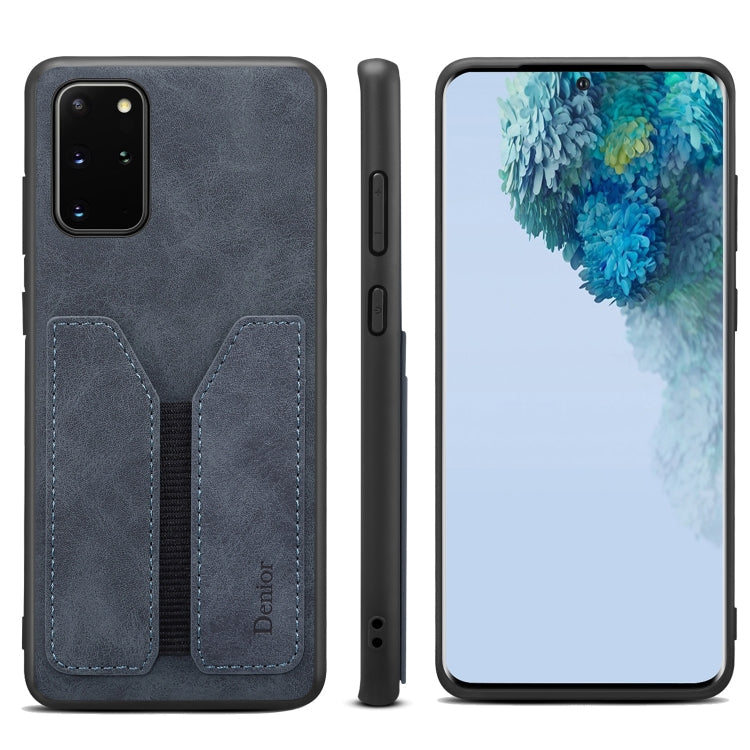Denior DV Elastic Card PU Back Cover Phone Case – Shockproof, Card Slot, Leather, For Samsung Galaxy Note20, For Samsung Galaxy Note20 Ultra, For Samsung Galaxy S20, For Samsung Galaxy S20+, For Samsung Galaxy S20 Ultra, For Samsung Galaxy Note10 For Samsung Galaxy S20+ Grey