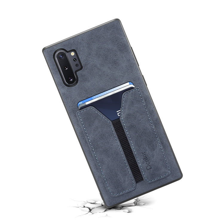 Denior DV Elastic Card PU Back Cover Phone Case, For Samsung Galaxy Note10+, For Samsung Galaxy S10+, For Samsung Galaxy S10 5G, For Samsung Galaxy Note9