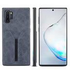 Denior DV Elastic Card PU Back Cover Phone Case, For Samsung Galaxy Note10+, For Samsung Galaxy S10+, For Samsung Galaxy S10 5G, For Samsung Galaxy Note9 For Samsung Galaxy Note10+ Grey