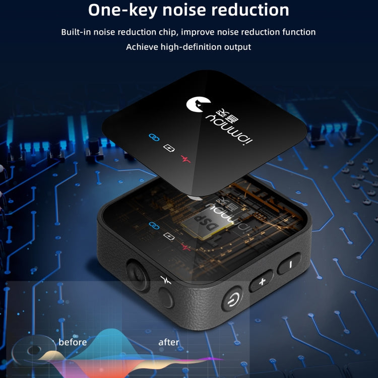 Yanmai GF525 2 in 1 Broadcast 2.4G Wireless Lavalier Microphone Mini Clip-on Mic with LED Display – Durable Build, Easy to Use