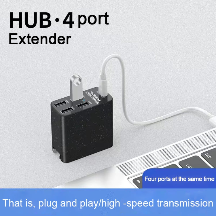 X83 Charger – 65W Output USB-C / Type-C + 4 Ports USB HUB PD Charger, US Plug, X83