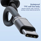 USB-C / Type-C to 3.5mm + 2USB + Type-C HUB Docking Station – Aluminum Alloy
