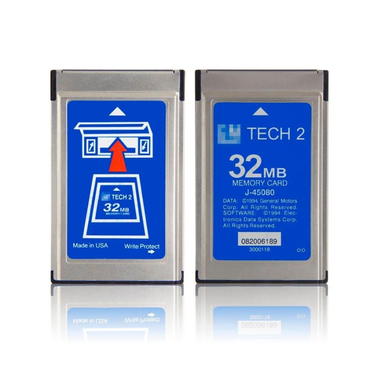 GM Tech T2 32MB Dedicated Data Card, English Version, For GM 1991-2013, For Opel 1997-2014, For Saab 1999-2012, For Isuzu K-line 1996-2014, For Isuzu Can-line 2006-2010, For Suzuki 2000-2006, For Holden 1999-2013 For GM 1991-2013