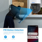 ESCAM QF170 2MP WiFi Full Color Night Vision Two-way Audio Solar Camera, QF170
