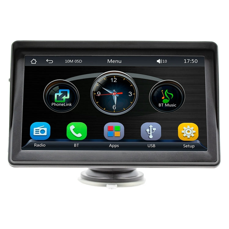 7 inch Wireless CarPlay Radio Multimedia Player 1080P IPS Touch Screen MP5 Radios Bluetooth Monitor, B600W – Bluetooth, TPU