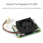 Waveshare Dedicated 3007 Cooling Fan for Raspberry Pi Compute Module 4 CM4, 5V, 12V – Durable Build, Easy to Use