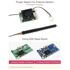 Waveshare Dedicated 3007 Cooling Fan for Raspberry Pi Compute Module 4 CM4, 5V, 12V – Durable Build, Easy to Use