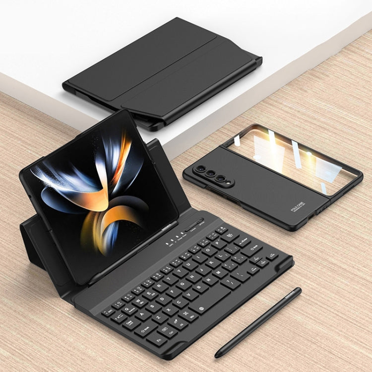GKK Magnetic Folding Bluetooth Keyboard Leather Case with Pen – Magnetic, Leather, Bluetooth, For Samsung Galaxy Z Fold4