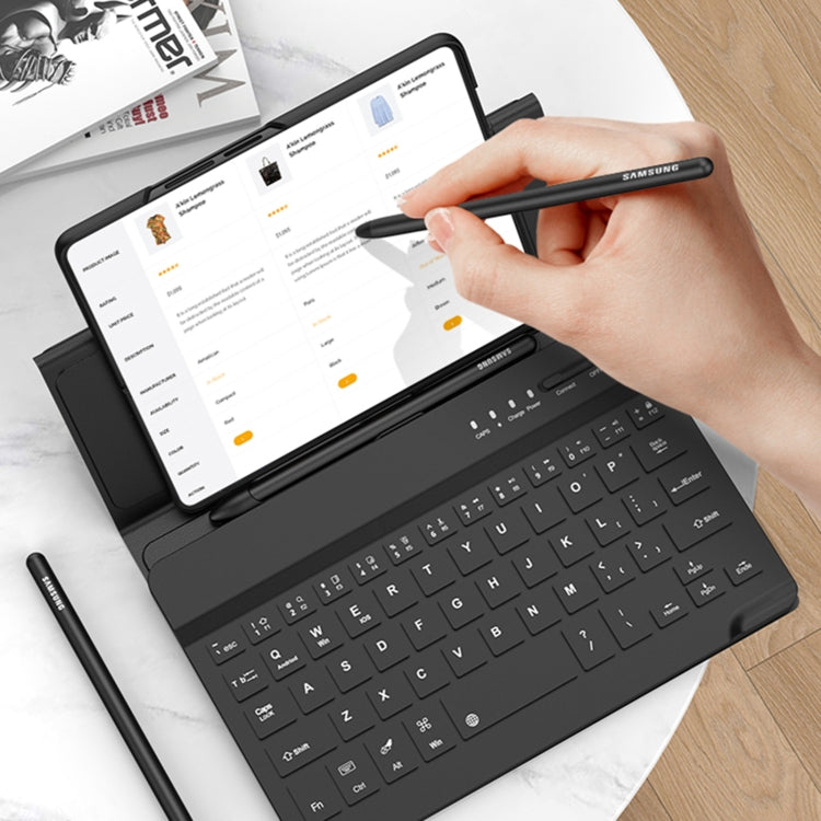 GKK Magnetic Folding Bluetooth Keyboard Leather Case with Pen – Magnetic, Leather, Bluetooth, For Samsung Galaxy Z Fold4