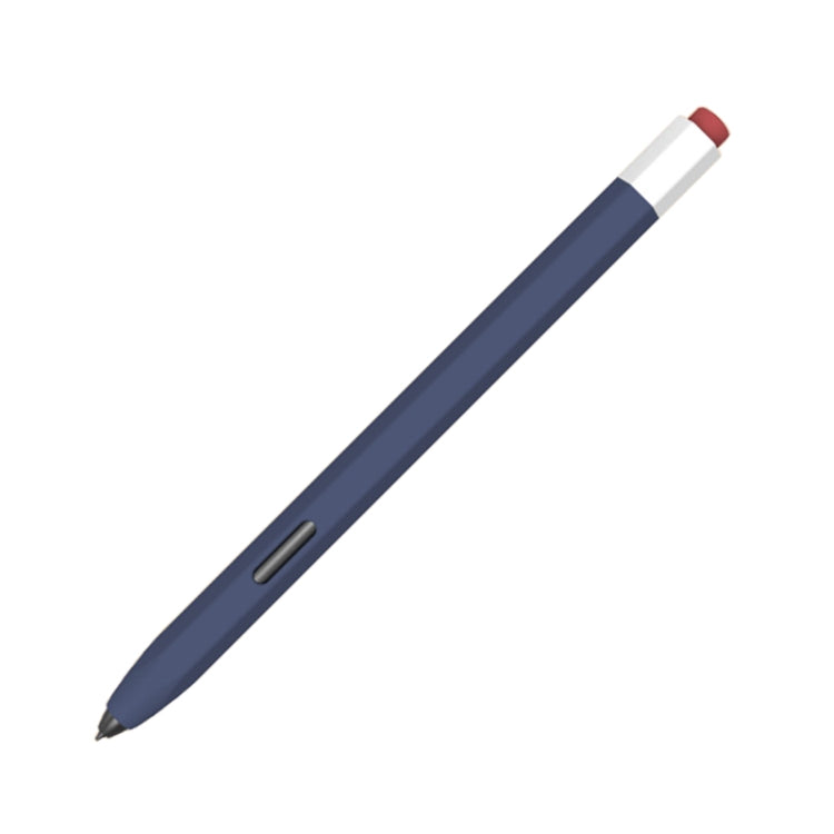 LOVE MEI Soft Silicone Gel Stylus Pen Protective Case – Magnetic, For Samsung Galaxy Tab S6 Lite P610/P615, For Samsung Galaxy Tab S7 / S7+ / S8 / S8+ For Samsung Galaxy Tab S6 Lite P610 P615 Dark Blue