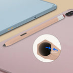 LOVE MEI Soft Silicone Gel Stylus Pen Protective Case – Magnetic, For Samsung Galaxy Tab S6 Lite P610/P615, For Samsung Galaxy Tab S7 / S7+ / S8 / S8+