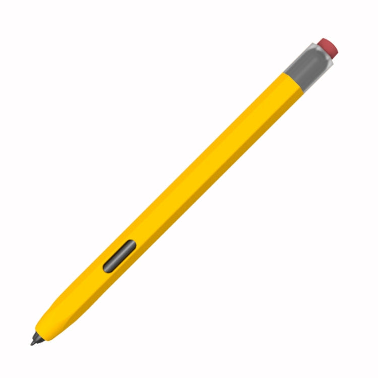 LOVE MEI Soft Silicone Gel Stylus Pen Protective Case – Magnetic, For Samsung Galaxy Tab S6 Lite P610/P615, For Samsung Galaxy Tab S7 / S7+ / S8 / S8+ For Samsung Galaxy Tab S7 S7+ S8 S8+ Yellow