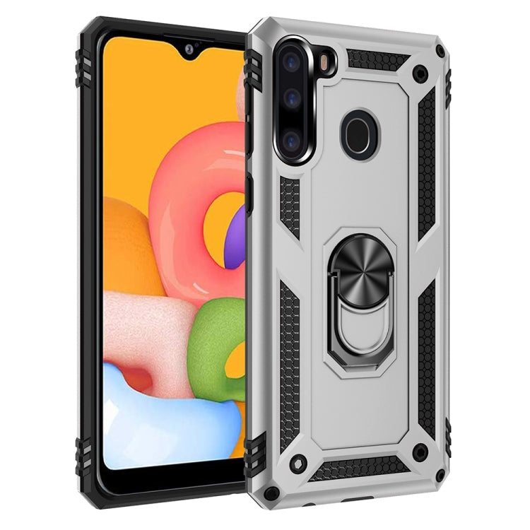 Protective Case – Shockproof (iPhone SE 2022) For Galaxy A21 Silver