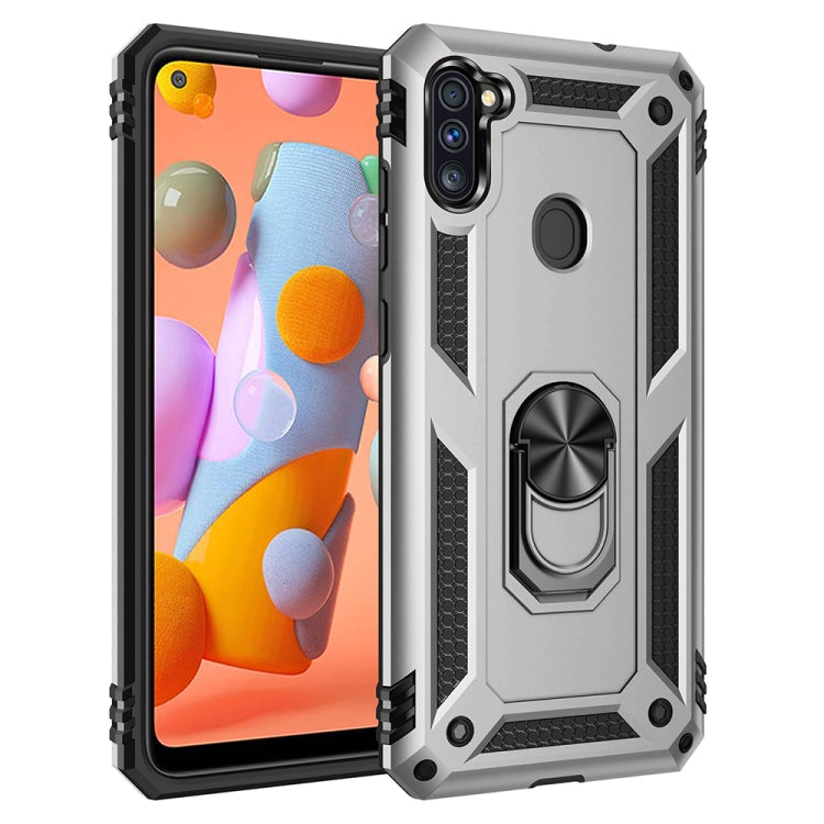 Protective Case – Shockproof (iPhone SE 2022) For Galaxy A11 EU Silver