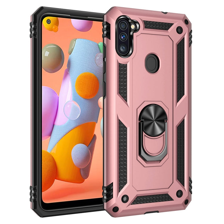 Protective Case – Shockproof (iPhone SE 2022) For Galaxy A11 EU Rose Gold