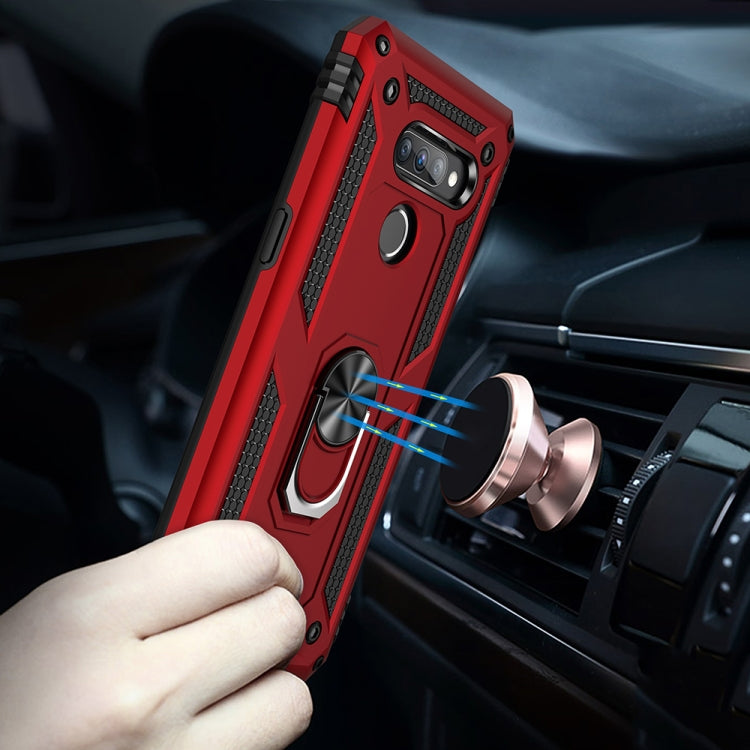 Shockproof TPU + PC Protective Case with 360 Degree Rotating Holder – Shockproof, TPU, For LG K50S