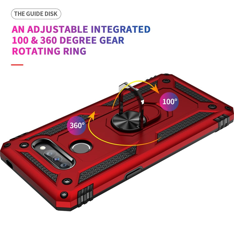 Shockproof TPU + PC Protective Case with 360 Degree Rotating Holder – Shockproof, TPU, For LG K50S
