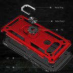 Shockproof TPU + PC Protective Case with 360 Degree Rotating Holder – Shockproof, TPU, For LG K50S