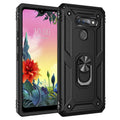 Shockproof TPU + PC Protective Case with 360 Degree Rotating Holder – Shockproof, TPU, For LG K50S