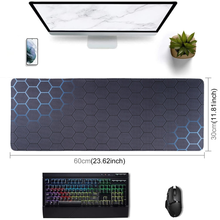 Anti-Slip Rubber Cloth Surface Game Mouse Mat Keyboard Pad, 60 x 30 x 0.2cm, 70 x 30 x 0.2cm – Durable Build, Easy to Use