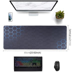 Anti-Slip Rubber Cloth Surface Game Mouse Mat Keyboard Pad, 60 x 30 x 0.2cm, 70 x 30 x 0.2cm – Durable Build, Easy to Use