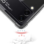GKK MagSafe Airbag Shockproof Phone Case with Ring Holder, For Samsung Galaxy Z Flip3 5G