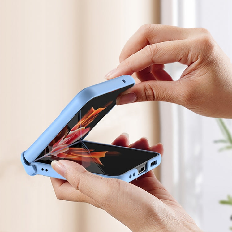 GKK Magnetic Fold Hinge Full Coverage Phone Case with Ring Holder – Ring Holder, Magnetic, For Samsung Galaxy Z Flip4