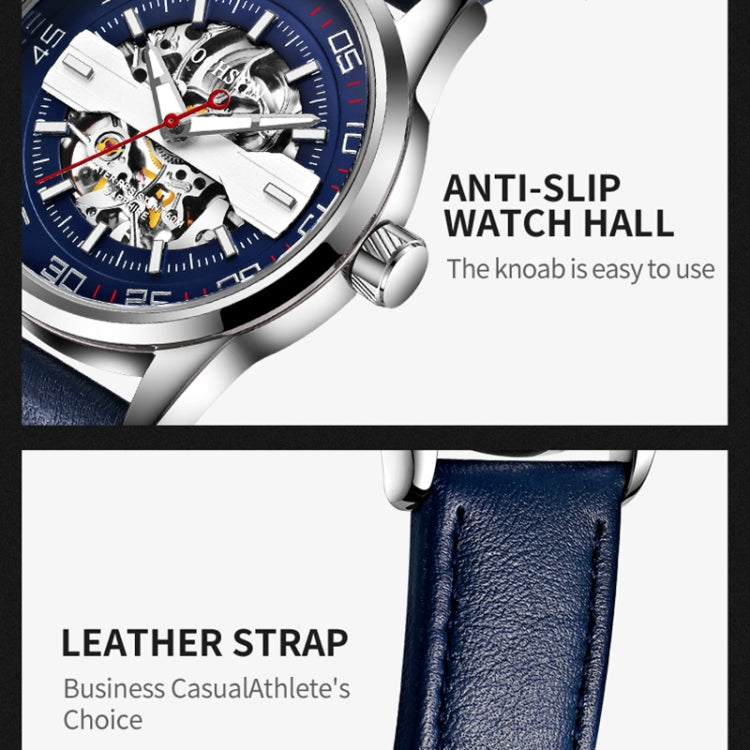 62002A Master Series Hollow Mechanical Men Watch