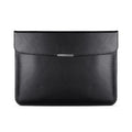 Ultra-thin PU Leather Laptop Sleeve – Leather, Ultra-thin, For 13.3 / 13.6 / 14 inch Laptop, For 15 / 15.4 / 16 inch Laptop For 13.3 13.6 14 inch Laptop Black
