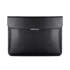 Ultra-thin PU Leather Laptop Sleeve – Leather, Ultra-thin, For 13.3 / 13.6 / 14 inch Laptop, For 15 / 15.4 / 16 inch Laptop For 13.3 13.6 14 inch Laptop Black
