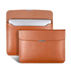 Ultra-thin PU Leather Laptop Sleeve – Leather, Ultra-thin, For 13.3 / 13.6 / 14 inch Laptop, For 15 / 15.4 / 16 inch Laptop