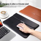 Ultra-thin PU Leather Laptop Sleeve – Leather, Ultra-thin, For 13.3 / 13.6 / 14 inch Laptop, For 15 / 15.4 / 16 inch Laptop