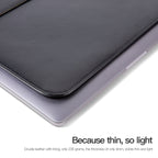 Ultra-thin PU Leather Laptop Sleeve – Leather, Ultra-thin, For 13.3 / 13.6 / 14 inch Laptop, For 15 / 15.4 / 16 inch Laptop
