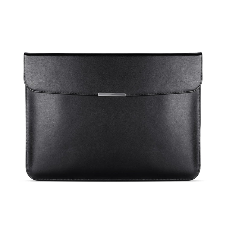 Ultra-thin PU Leather Laptop Sleeve – Leather, Ultra-thin, For 13.3 / 13.6 / 14 inch Laptop, For 15 / 15.4 / 16 inch Laptop For 15 15.4 16 inch Laptop Black