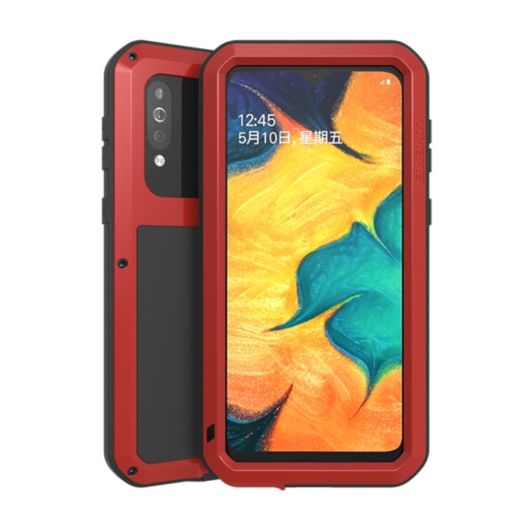LOVE MEI Metal Shockproof Waterproof Dustproof Protective Case – Shockproof, Waterproof, For Huawei P40, For Huawei P40 Pro, For Samsung Galaxy A51, For Samsung Galaxy A40s For Samsung Galaxy A40s Red
