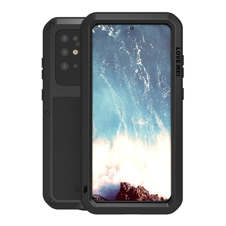 LOVE MEI Metal Shockproof Waterproof Dustproof Protective Case, For Samsung Galaxy S20 Plus, For Samsung Galaxy A30s, For Samsung Galaxy A30, For Samsung Galaxy A50s For Samsung Galaxy S20 Plus Black